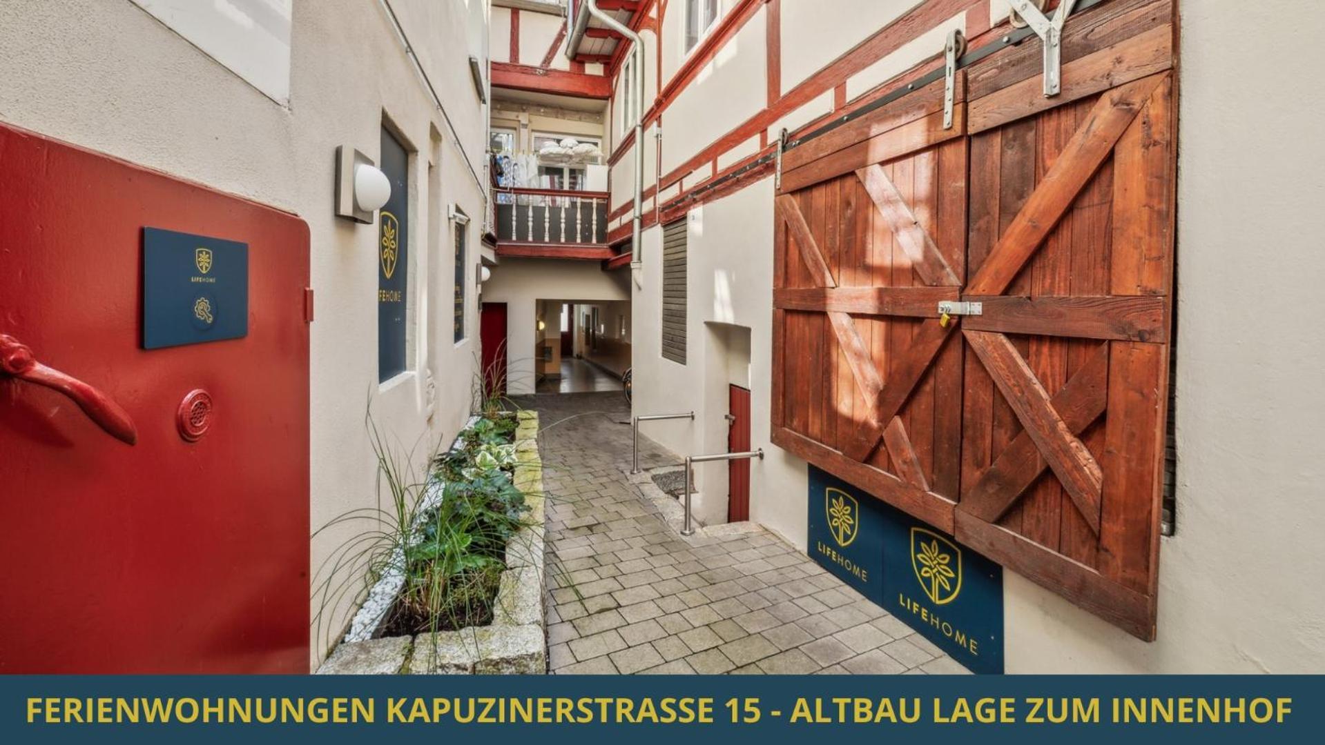 Neu Kapapart15 - 6 Schoene Fewos Mit Einbaukueche, Bad Und Balkon In Der Altstadt Auf Bambergs Insel Exterior photo